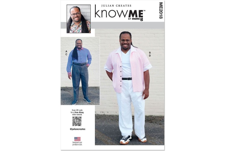 McCall's Know Me ME2018 Men's Shirt and Trousers by Julian Creates