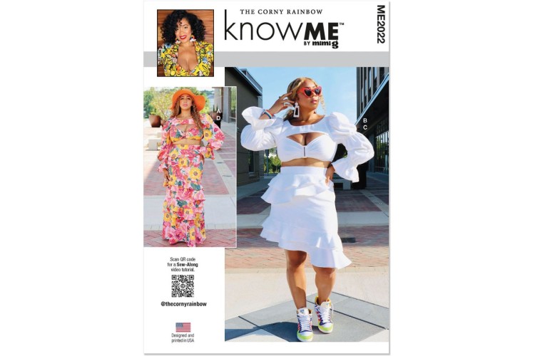 McCall's Know Me ME2022 Misses' Top and Skirt by The Corny Rainbow