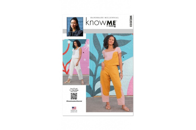 McCall's Know Me ME2030 Misses' Crop Tops and Pants by Handmade Millennial