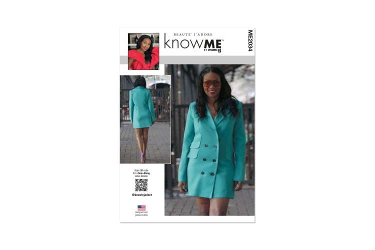 McCall's Know Me ME2034 Misses' Jacket Dress by Beaute J'Adore