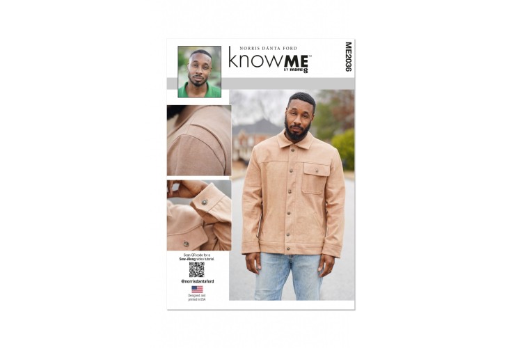 McCall's Know Me ME2036 Men's Jacket by Norris Danta Ford