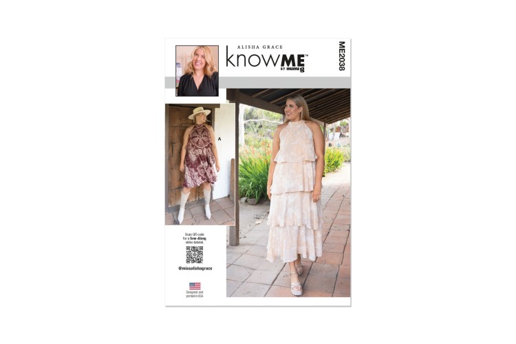 McCall's Know Me ME2038 Misses' Dress In Two Lengths by Alisha Grace