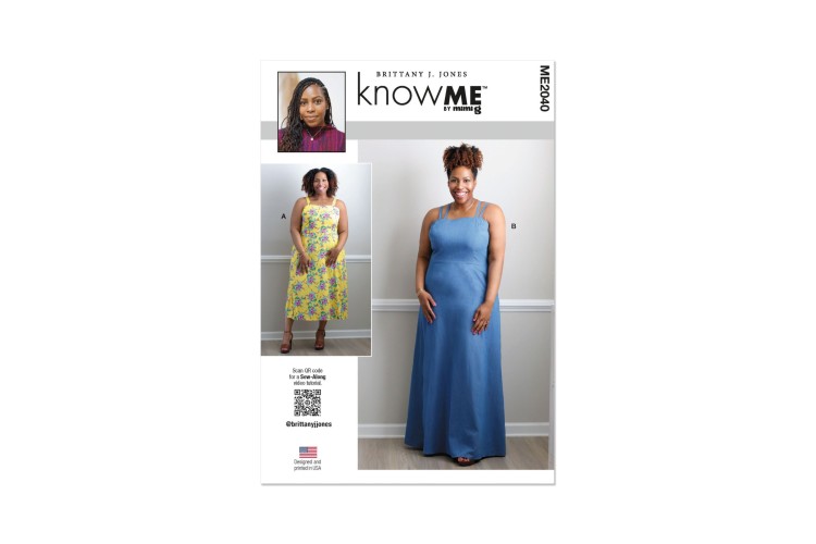 McCall's Know Me ME2040 Misses' and Women's Dress in Two Lengths by Brittany J. Jones