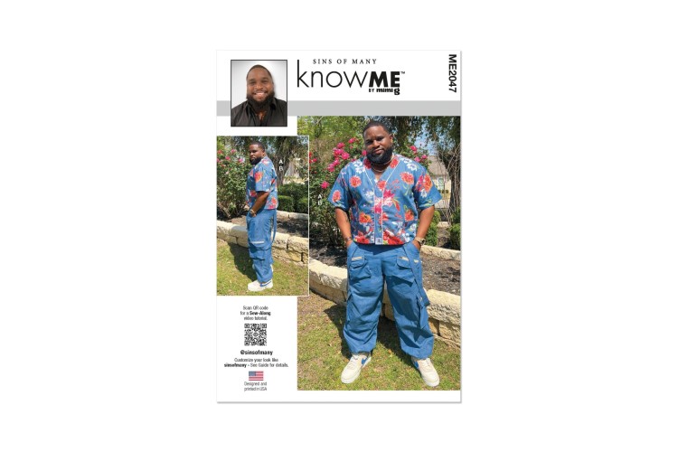 McCall's Know Me ME2047 Men's Shirt and Jogger Pants by Sins Of Many