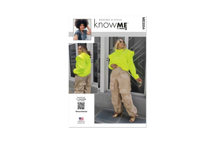 McCall's Know Me ME2054 Misses' and Women's Sweatshirt and Cargo Pants by Keechii B Style