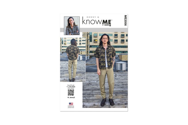 McCall's Know Me ME2056 Men's Shirt and Pants by Donny Q