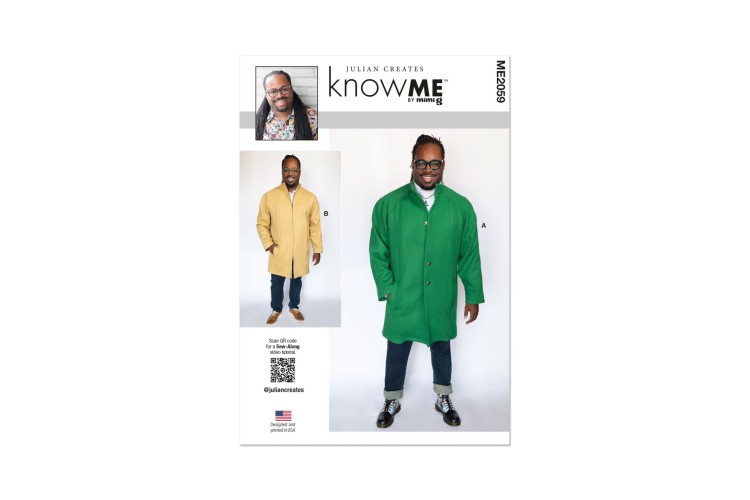 McCall's Know Me ME2059 Men's Coat by Julian Creates
