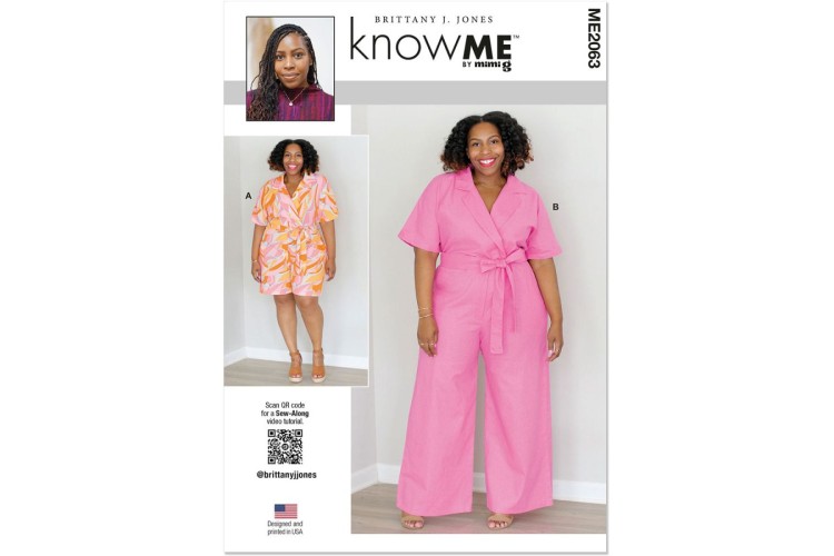 McCall's Know Me ME2063 Misses' and Women's Romper and Jumpsuit by Brittany J. Jones