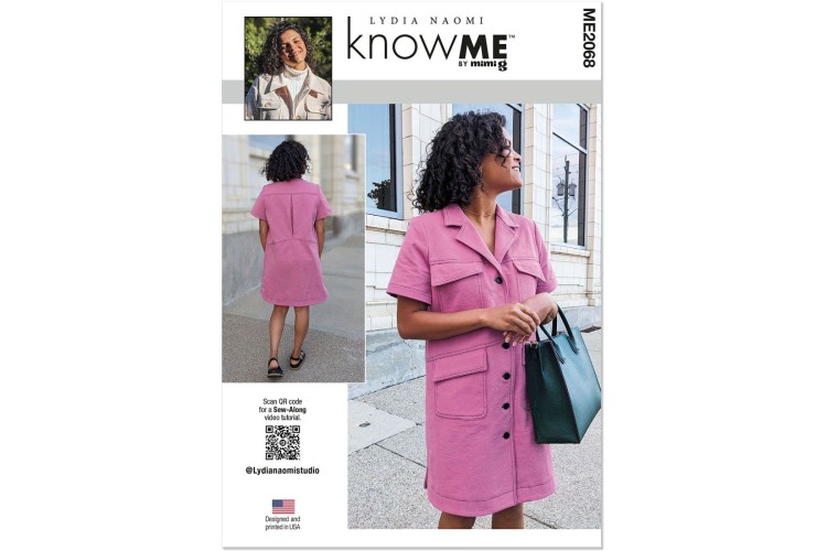 McCall's Know Me ME2068 Misses' Shirt Dress by Lydia Naomi