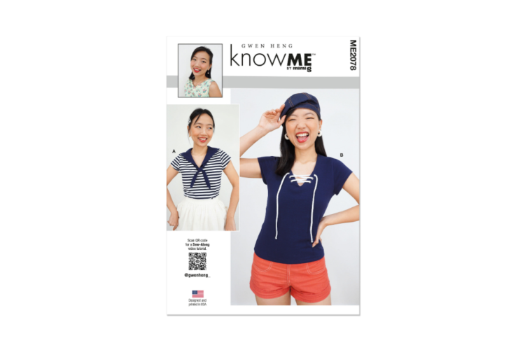 McCall's Know Me ME2078 Misses' Knit Tops by Gwen Heng