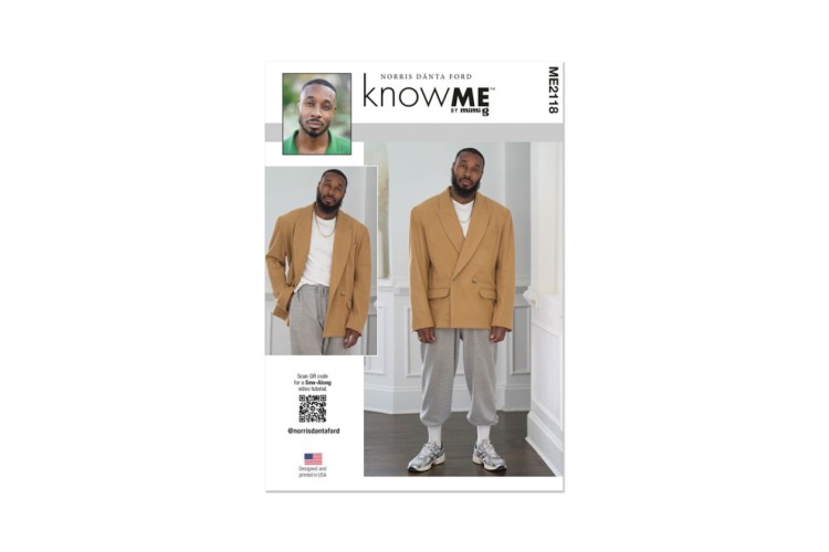 McCall's Know Me ME2118 Men's Jacket by Norris Dánta Ford