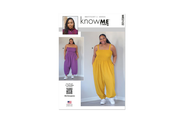 McCall's Know Me ME2122 Misses' Jumpsuit in Two Lengths by Brittany J. Jones