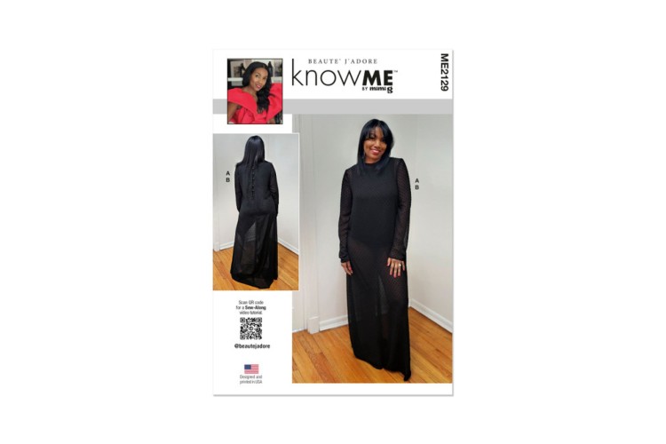 McCall's Know Me ME2129 Misses' Bodysuit and Dress by Beaute' J'adore
