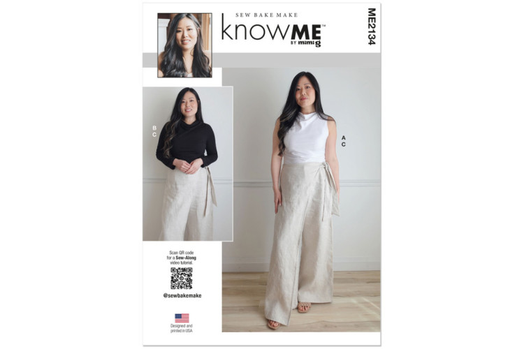 McCall's Know Me ME2134 Misses' Trouser and Knit Top with Sleeve Variations by Sew Bake Make