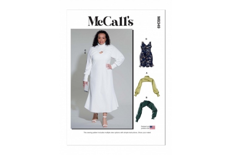 McCall's M8349 Women's Dress and Shrug