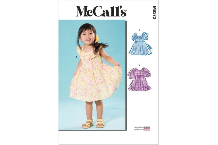 McCall's M8372 Toddlers' Dresses