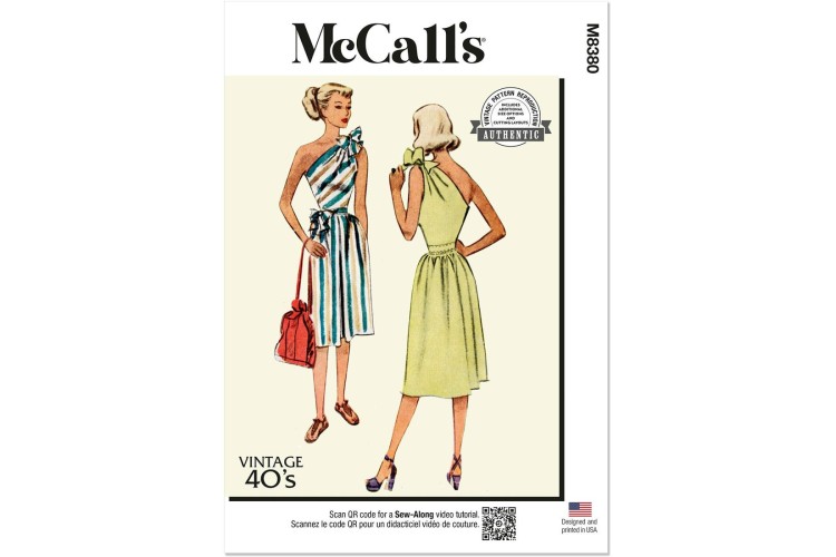 McCall's M8380 Misses' Dress