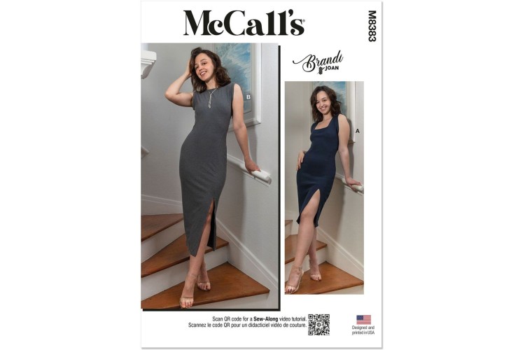 McCall's M8383 Misses' Knit Dresses by Brandi Joan