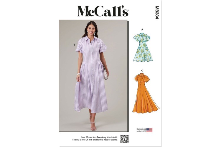 McCall's M8384 Misses' Shirtdress