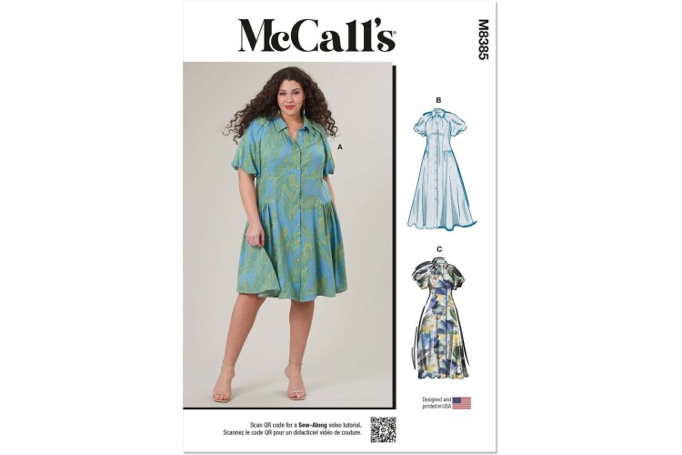 McCall's M8385 Women's Shirtdress
