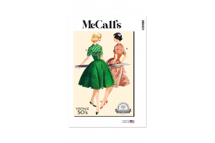 McCall's M8401 Misses' Dresses Vintage
