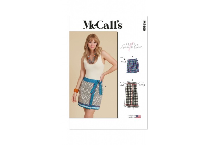McCall's M8409 Misses' Wrap Skirts