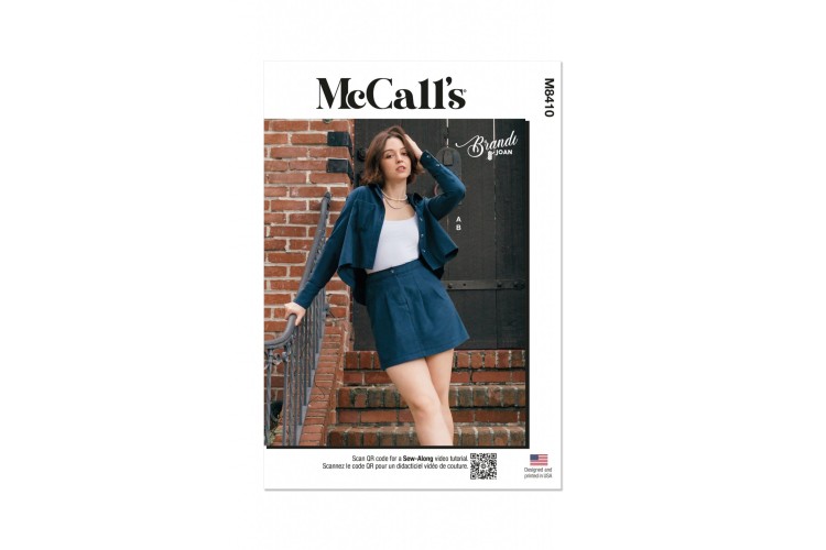 McCall's M8410 Misses' Shirt and Mini Skirt by Brandi Joan