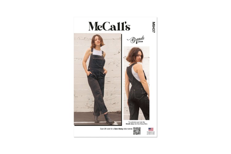 McCall's M8437 Misses Overalls by Brandi Joan