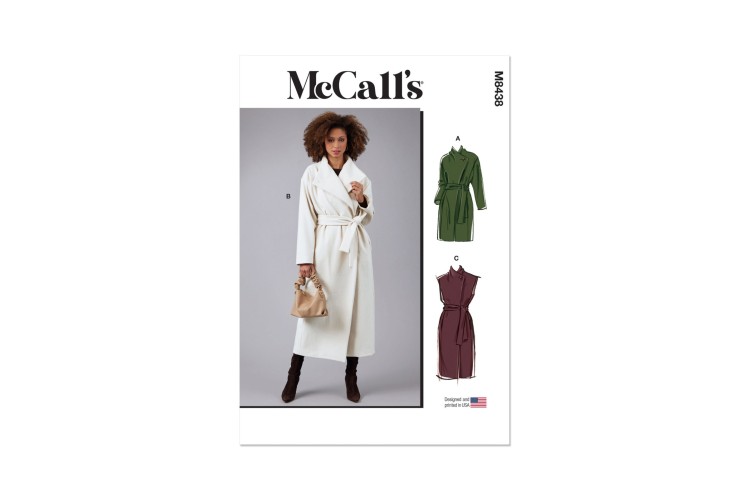 McCall's M8438 Misses' Coats and Vest