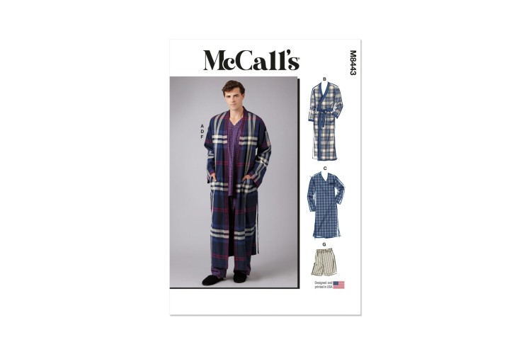 McCall's M8443 Men's Sleepwear