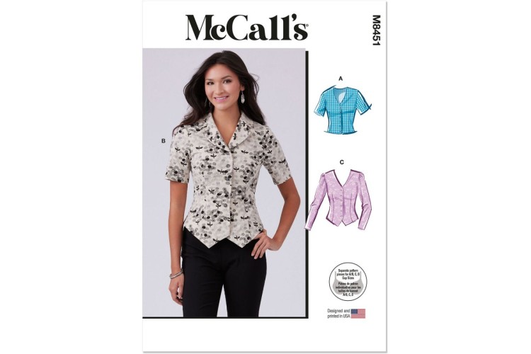 McCall's M8451 Misses' Tops