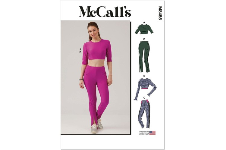 McCall's M8455 Misses' Knit Top and Leggings