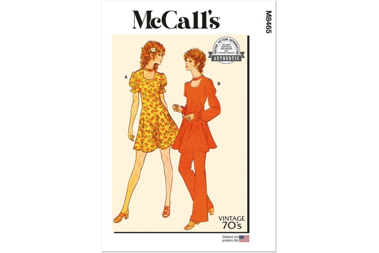 McCall's M8465 Misses' Dress, Tunic, Pants and Panties