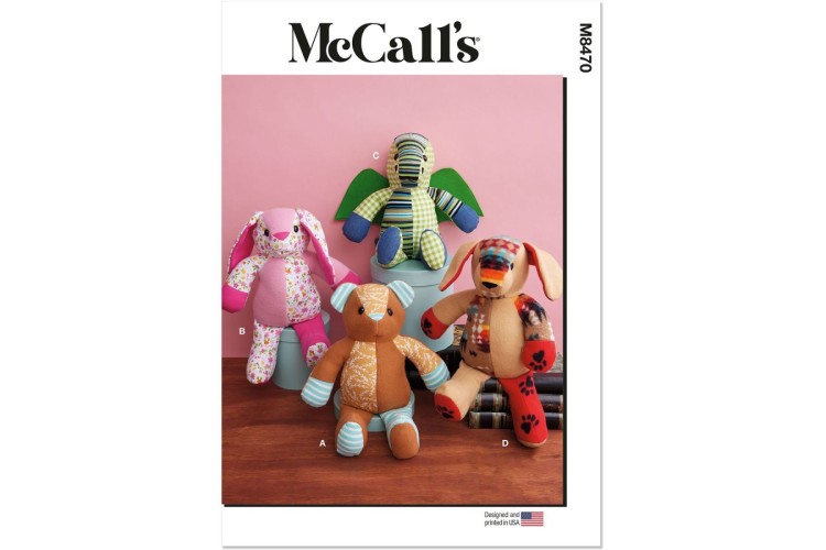 McCall's M8469 Plush Animals