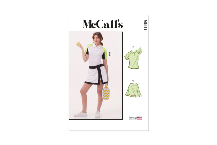 McCall's M8481 Misses' Knit Tops and Skorts
