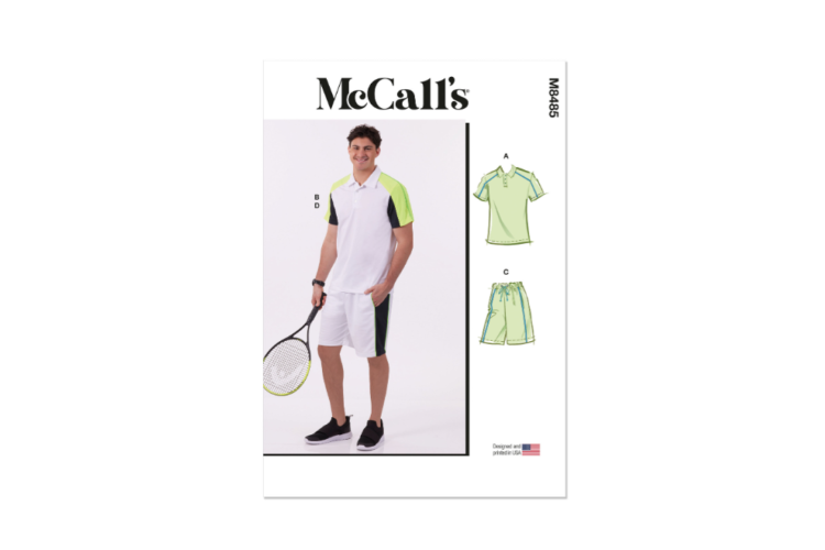 McCall's M8485 Men's Knit Tops and Shorts
