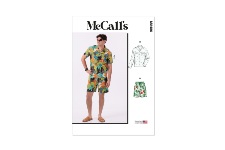 McCall's M8486 Men's Shirts and Shorts