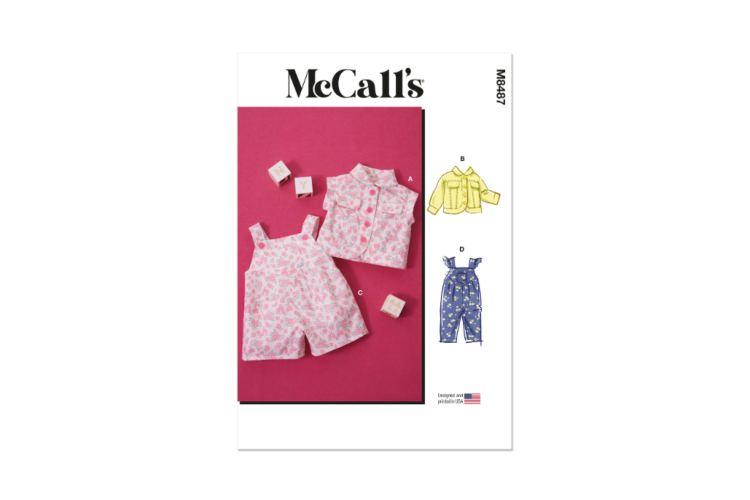 McCall's M8487 Infants' Vest, Jacket and Overalls