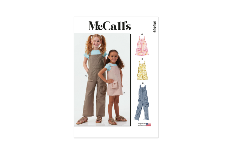 McCall's M8489 Children's and Girls' Pinafore and Overalls