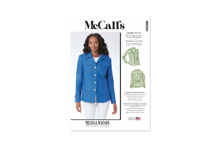 McCall's M8504 Misses' Jacket by Melissa Watson