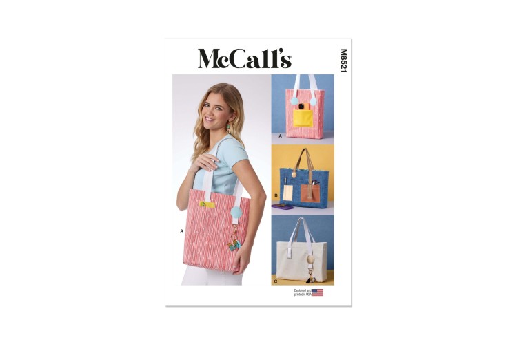 McCall's M8521 Tote Bags