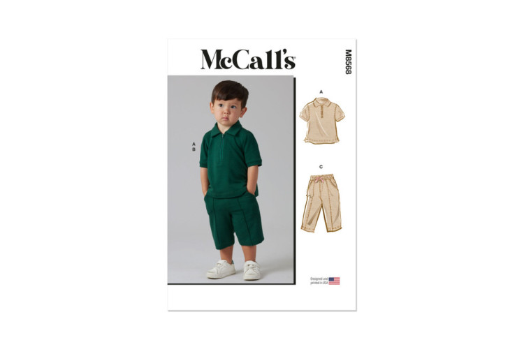 McCall's M8568 Toddlers' Top, Shorts and Pants