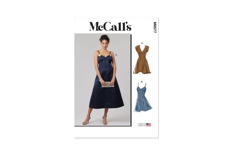 McCall's M8577 Misses' Dress with Sleeve and Length Variations