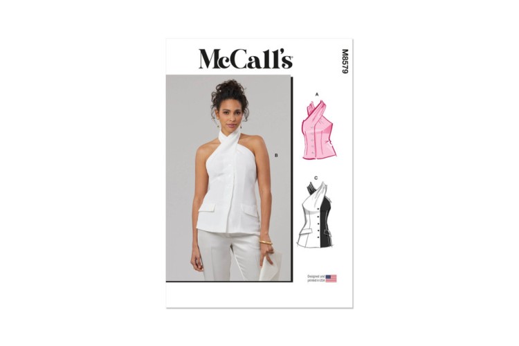McCall's M8579 Misses' Top in Two Lengths