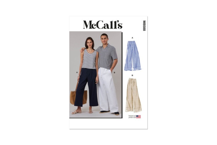 McCall's M8588 Unisex Pants in Two Lengths