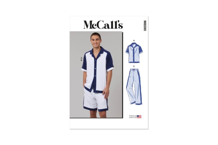 McCall's M8590 Men's Top, Shorts and Pants