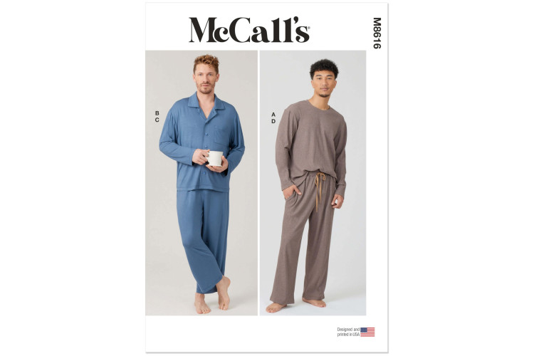 McCall's M8616 Men's Knit Pajamas