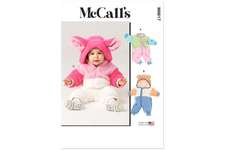 McCall's M8617 Babies' Jumpsuits