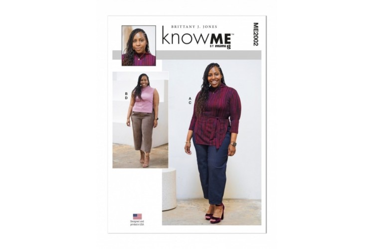 McCall's Know Me ME2002 Misses' and Women's Knit Tops and Jeans by Brittany J. Jones