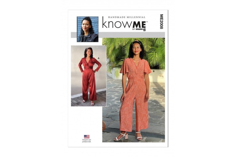 McCall's Know Me ME2008 Misses' and Women's Jumpsuit by Handmade Millennial